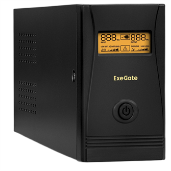 Источник бесперебойного питания  Exegate SpecialPro Smart LLB-650.LCD.AVR.4C13.RJ.USB 101270