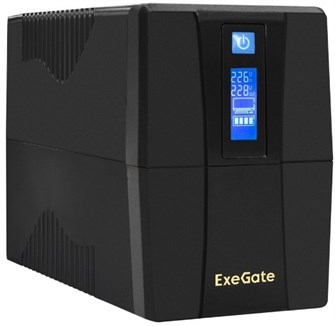 Источник бесперебойного питания  Exegate SpecialPro Smart LLB-600.LCD.AVR.C13.RJ.USB 101276