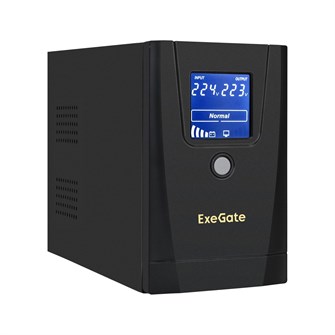 Источник бесперебойного питания  Exegate SpecialPro Smart LLB-650.LCD.AVR.1SH.2C13.RJ.USB 101295