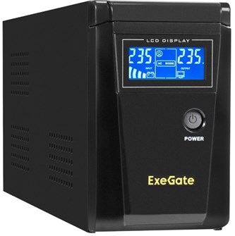 Источник бесперебойного питания  Exegate SineTower SZ-600.LCD.AVR.1SH 101332