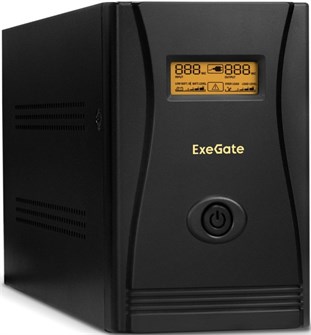 Источник бесперебойного питания  Exegate SpecialPro Smart LLB-1000.LCD.AVR.C13.RJ 101339