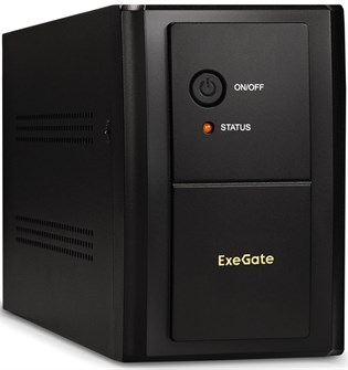 Источник бесперебойного питания  Exegate SpecialPro UNB-1500.LED.AVR.EURO.RJ.USB 101366