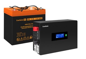 Комплект  Exegate IdealSine SR-600.LCD.2SH 101446