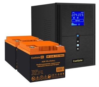 Комплект  Exegate SineTower SZ-2000.LCD.AVR.3SH.1C13.USB 101487