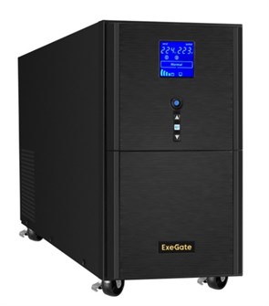 Источник бесперебойного питания  Exegate SineTower SN-5000.LCD.AVR.2SH.1C13.T.RJ.USB 101504