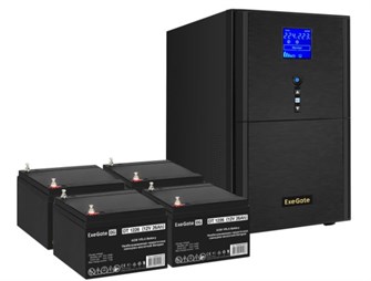 Комплект  Exegate SineTower SZ-3000.LCD.AVR.3SH.1C13.RJ.USB 101528