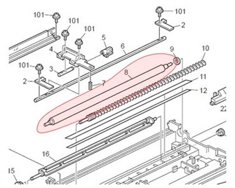 Запчасть  Ricoh D0623925/A2933908 117851