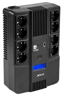 Источник бесперебойного питания  Бастион SKAT-UPS 800-AID-IN-1x9-8 102248
