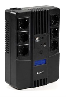 Источник бесперебойного питания  Бастион SKAT-UPS 800-AID-IN-1x9 102269