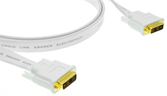 Кабель интерфейсный DVI-DVI Kramer C-DM/DM/FLAT(W)-35 121238