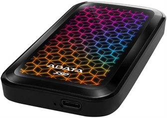 Внешний SSD USB 3.2 Gen 2 Type-C ADATA ASE770G-2TU32G2-CBK 2048 ГБ 121678