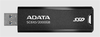 Внешний SSD USB 3.2 Gen 2 Type-A ADATA SC610-2000G-CBK/RD 2000 ГБ 121738
