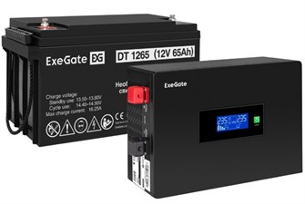 Комплект  Exegate IdealSine SR-1000.LCD.2SH 102379