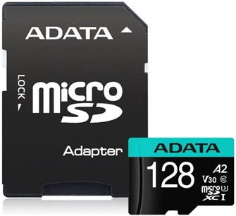 Карта памяти microSDXC 128GB ADATA AUSDX128GUI3V30SA2-RA1 121980