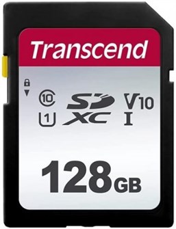 Карта памяти SDXC 128Gb Transcend TS128GSDC300S 121985