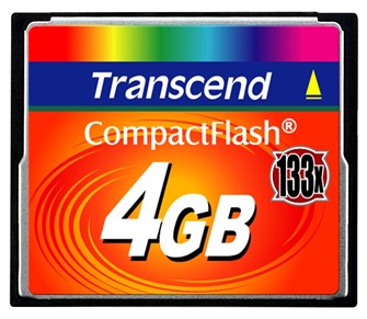 Карта памяти CompactFlash 4GB Transcend TS4GCF133 121987