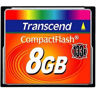Карта памяти CompactFlash 8GB Transcend TS8GCF133 121989
