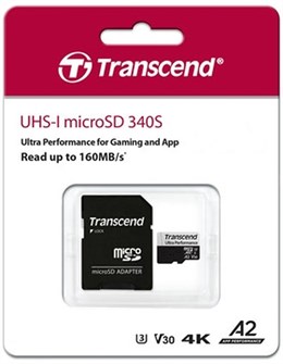 Карта памяти microSDXC 128GB Transcend TS128GUSD340S 122046
