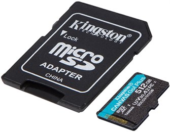 Карта памяти MicroSDXC 512GB Kingston SDCG3/512GB 122060