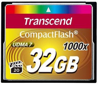 Карта памяти CompactFlash 32GB Transcend TS32GCF1000 122099