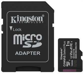 Карта памяти MicroSDXC 1024GB Kingston SDCS3/1TB 122110