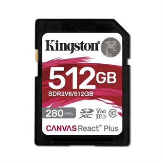 Карта памяти SDXC 512Gb Kingston SDR2V6/512GB 122151