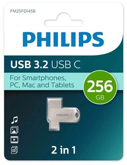Накопитель USB 3.2 256GB Philips FM25FD145B/97 122181