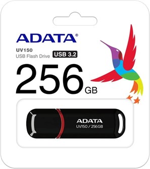 Накопитель USB 3.2 256GB ADATA AUV150-256G-RBK 122188