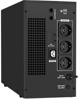 Источник бесперебойного питания  Exegate SineTower SN-3000.LCD.AVR.3SH.1C13.RJ.USB 102396