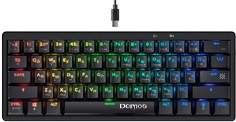 Клавиатура проводная Defender Deimos GK-303 RU 122688