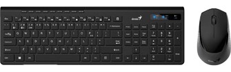 Клавиатура и мышь wireless Genius Smart KM-8230 BLACK 122714