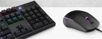 Клавиатура и мышь  Lyambda LGK100G-BK 122735