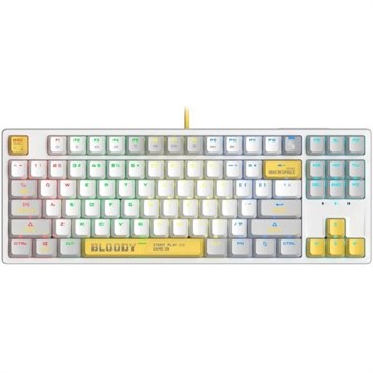 Клавиатура  A4Tech S87 USB  ENERGY WHITE 122867