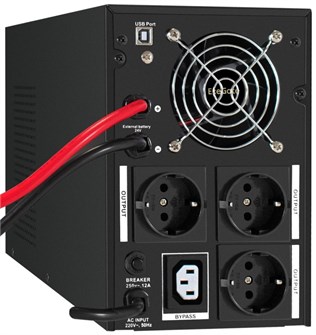 Комплект  Exegate SineTower SZ-2000.LCD.AVR.3SH.1C13.USB 102431