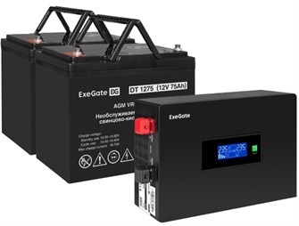 Комплект  Exegate IdealSine SR-1500.LCD.2SH 102435