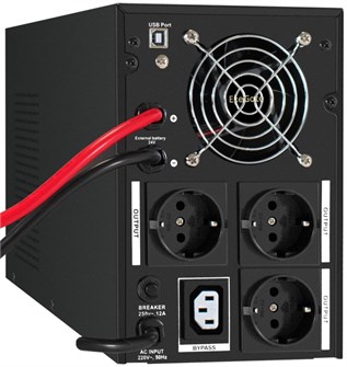 Комплект  Exegate SineTower SZ-2000.LCD.AVR.3SH.1C13.USB 102458