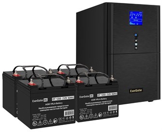 Комплект  Exegate SineTower SZ-5000.LCD.AVR.2SH.1C13.T.RJ.USB 102464