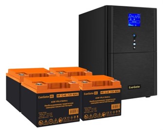 Комплект  Exegate SineTower SZ-3000.LCD.AVR.3SH.1C13.RJ.USB 102466