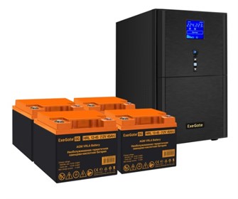 Комплект  Exegate SineTower SZ-3000.LCD.AVR.3SH.1C13.RJ.USB 102467