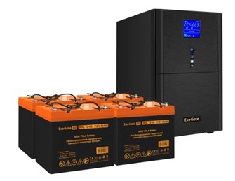 Комплект  Exegate SineTower SZ-3000.LCD.AVR.3SH.1C13.RJ.USB 102473