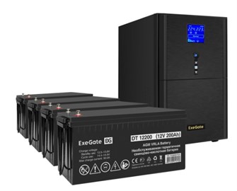 Комплект  Exegate SineTower SZ-3000.LCD.AVR.3SH.1C13.RJ.USB 102506