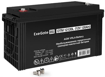Батарея аккумуляторная  Exegate DTM 12120L 100374