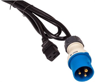 Кабель питания  Lanmaster LAN-PP9M/19-2.5-BK 102671