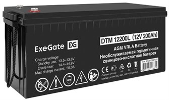 Батарея аккумуляторная  Exegate DTM 12200L 100379