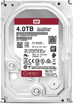 Жесткий диск 4TB SATA 6Gb/s Western Digital WD4003FFBX 102769