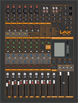 Микшерный пульт  LAX GM-12F 125599