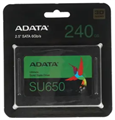 Накопитель SSD 2.5'' ADATA Ultimate SU650 240 ГБ 102960