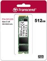 Накопитель SSD M.2 2280 Transcend TS512GMTE220S 512 ГБ 103665