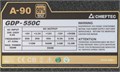 Блок питания ATX Chieftec GDP-550C 103872