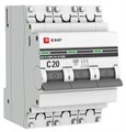 Автоматический выключатель  EKF mcb4763m-6-3-20C-pro 149156